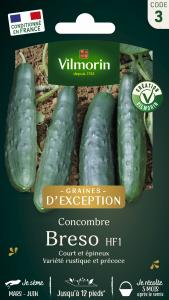 Concombre Breso HF1 - Graines d'Exception